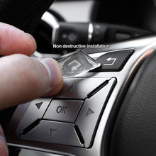 Load image into Gallery viewer, 12Pcs Steering Wheel Button Switch Trim Covers Sticker For Mercedes Benz C200 E260 CLS ML GL GLK260