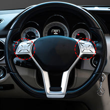 Load image into Gallery viewer, 12Pcs Steering Wheel Button Switch Trim Covers Sticker For Mercedes Benz C200 E260 CLS ML GL GLK260