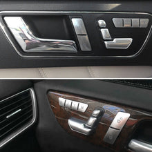 Load image into Gallery viewer, 12Pcs Car Door Seats Memory Adjustable Push Button Trim Covers Sticker for Mercedes Benz GLK GLE CLA GLA CLS ML GL