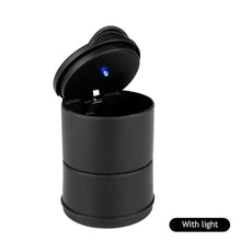 Load image into Gallery viewer, LED Smoke Car Ashtray Garbage Coin Storage Cup Container Cigar Ash Tray Automatic Light Indicator Ashtray Car Cup Holder