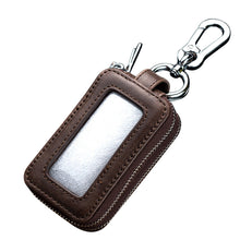 Load image into Gallery viewer, Multifunctional Double Zipper Genuine Leather Key Wallets Car Key Cover Key Case Key Bag Housekeeper Key Holders Cars Accessories