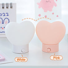 Load image into Gallery viewer, Creative Love Heart LED 3D Lamp Wedding Romantic Red Pink Night Light Ornament Birthday Christmas Home Ambient Light Decoration