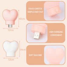 Load image into Gallery viewer, Creative Love Heart LED 3D Lamp Wedding Romantic Red Pink Night Light Ornament Birthday Christmas Home Ambient Light Decoration