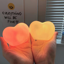 Load image into Gallery viewer, Creative Love Heart LED 3D Lamp Wedding Romantic Red Pink Night Light Ornament Birthday Christmas Home Ambient Light Decoration