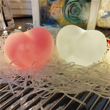 Load image into Gallery viewer, Creative Love Heart LED 3D Lamp Wedding Romantic Red Pink Night Light Ornament Birthday Christmas Home Ambient Light Decoration