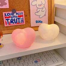 Load image into Gallery viewer, Creative Love Heart LED 3D Lamp Wedding Romantic Red Pink Night Light Ornament Birthday Christmas Home Ambient Light Decoration