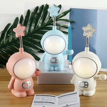 Load image into Gallery viewer, Astronaut USB Rechargeable Table Lamp Night Light LED Lamp Student Kids Bedroom Reading Desk Lamp Night Light