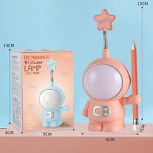 Load image into Gallery viewer, Astronaut USB Rechargeable Table Lamp Night Light LED Lamp Student Kids Bedroom Reading Desk Lamp Night Light