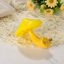 Load image into Gallery viewer, Led Night Light Mini Mushroom Wall Lamp Light Control Induction Energy Saving Environmental Protection Bedroom Lamp Home Decor