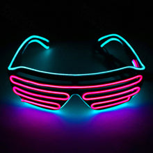 Load image into Gallery viewer, LED Glasses Light Up Shades Flashing Luminous Rave Night Christmas Activities Wedding Birthday Party Decoration