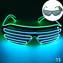 Load image into Gallery viewer, LED Glasses Light Up Shades Flashing Luminous Rave Night Christmas Activities Wedding Birthday Party Decoration