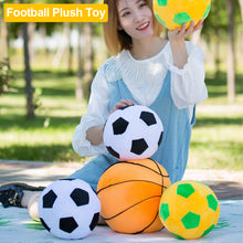 Load image into Gallery viewer, Imitation Football Basketball Plush Pillow Kids Stuffed Plush Toys Simulation Ball Early Education Toy For Boys&Girls