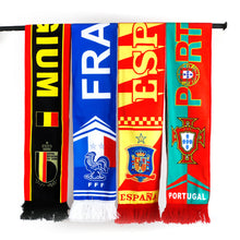 Load image into Gallery viewer, World Cup Soccer Scarf Popular National Team Flag Banner Football Match Backstrap Fan Decoration