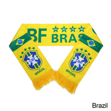 Load image into Gallery viewer, World Cup Soccer Scarf Popular National Team Flag Banner Football Match Backstrap Fan Decoration