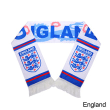 Load image into Gallery viewer, World Cup Soccer Scarf Popular National Team Flag Banner Football Match Backstrap Fan Decoration