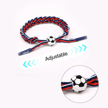 Load image into Gallery viewer, 2022 World Cup National Flag Wristband Woven Wrist Band Cuff Bracelet Sports Casual Bangle Bracelet Party Decoration Supplies