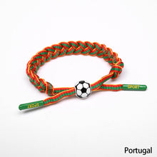 Load image into Gallery viewer, 2022 World Cup National Flag Wristband Woven Wrist Band Cuff Bracelet Sports Casual Bangle Bracelet Party Decoration Supplies
