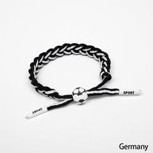 Load image into Gallery viewer, 2022 World Cup National Flag Wristband Woven Wrist Band Cuff Bracelet Sports Casual Bangle Bracelet Party Decoration Supplies