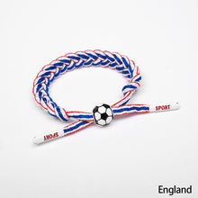 Load image into Gallery viewer, 2022 World Cup National Flag Wristband Woven Wrist Band Cuff Bracelet Sports Casual Bangle Bracelet Party Decoration Supplies