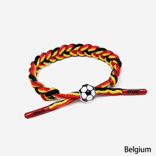 Load image into Gallery viewer, 2022 World Cup National Flag Wristband Woven Wrist Band Cuff Bracelet Sports Casual Bangle Bracelet Party Decoration Supplies