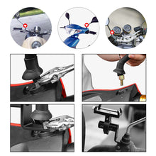 Load image into Gallery viewer, Motorcycle Rearview Mirror Mount Aluminum Alloy Handlebar Rearview Mirror Adapter Mobile Phone Holder Bracket Expansion Bracket