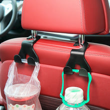 Load image into Gallery viewer, Car Back Seat Hanger Car Seat Headrest Hook Storage Holder Vehicle Rear Seat Storage Hook Racks With 2 Hangers