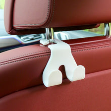 Load image into Gallery viewer, Car Back Seat Hanger Car Seat Headrest Hook Storage Holder Vehicle Rear Seat Storage Hook Racks With 2 Hangers