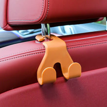 Load image into Gallery viewer, Car Back Seat Hanger Car Seat Headrest Hook Storage Holder Vehicle Rear Seat Storage Hook Racks With 2 Hangers