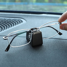 Load image into Gallery viewer, Aluminum Alloy Car Sunglasses Auto Center Console Glasses Clip Card Ticket Holder Stand Fastener Pen Case Eyeglasses Car Accessories