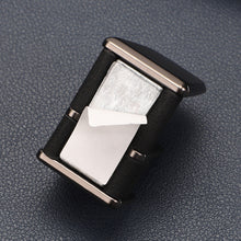Load image into Gallery viewer, Aluminum Alloy Car Sunglasses Auto Center Console Glasses Clip Card Ticket Holder Stand Fastener Pen Case Eyeglasses Car Accessories