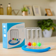 Load image into Gallery viewer, Three Ball Breathing Trainer Vital Capacity Slow Resistance Lung Trainer Exerciser Spirometer Personal Measurement System