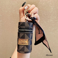 Load image into Gallery viewer, Creative Mini Portable Fashionable Lipstick Bag Convenient Lipstick Scarf Old Flower Mouth Red Packet Key Buckle Pendant