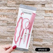 Load image into Gallery viewer, 4pcs Magic Hair Styling Tools DIY Comb Hair Braiding Braider Accessories Twist Bun Barrette Hair Clips for Women Hairdressing