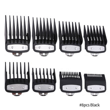Load image into Gallery viewer, 8pcs Universal Hair Clipper Limit Comb Guide Attachment Set Limiting Comb Hair Clipper Combs Barber Hair Cutting Guide Comb
