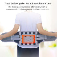 Load image into Gallery viewer, Steel Belt Multi Pressure Fixed Breathable Belt Lumbar Back Brace Support Adjustable Waist Trainer Belt Pain Relief Spine Straight