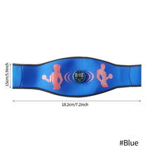 Load image into Gallery viewer, EMS Muscle ABS Abdominal Belt Intelligent Fitness Massage Belt Electronic Display Abdominal Muscle Training Waist Massager