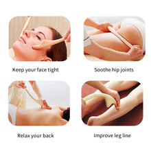 Load image into Gallery viewer, Body Shaping Massager Wooden Gua Sha Scraper Body Physical Therapy Tool Anti Cellulite Relieve Muscle Fatigue Scraping Stick