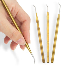 Load image into Gallery viewer, Grafting Eyelashes Kit Makeup Applicator Eyelash Perming Stick Tool Lash Lifting Curler Eyelash Extension Stainless Steel Eyelash Tools