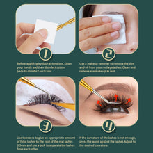 Load image into Gallery viewer, Grafting Eyelashes Kit Makeup Applicator Eyelash Perming Stick Tool Lash Lifting Curler Eyelash Extension Stainless Steel Eyelash Tools