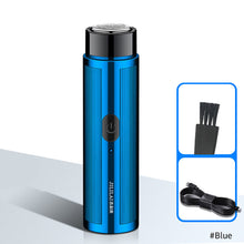 Load image into Gallery viewer, Mini Electric Shaver Travel Men's Electric Shaver Automatic Razor Portable Trimmer Beard Knife Safety Heads Clipper Razor