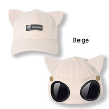 Load image into Gallery viewer, Reverse Glasses Cap Fashion Personality Baseball Cap Cute Ear Cap Adjustable Cotton Casual Cap Outdoor Sun Hat