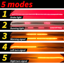 Load image into Gallery viewer, 1.M/1.2M/1.5M/1.8M/2M/2.2M Pickup Signal Light Bar DC 12 24V Turn Truck Utes Bakkie Container Cargo RV SUV Brake Light Strip LED Tail light Red Amber