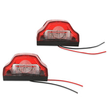 Load image into Gallery viewer, 2Pcs Car License Plate Light Waterproof for Lorry Truck Trailer White Light E9 3 LED Car Number Lamps 12V-24V