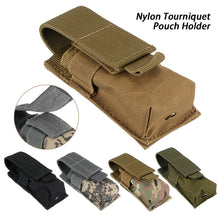 Load image into Gallery viewer, MOLLE Nylon Pouch Tourniquet Pouch Holder Trauma Shears EMT Storage Bag EDC Belt Pouch Flashlight Holster Medical Scissor
