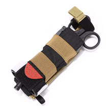 Load image into Gallery viewer, MOLLE Nylon Pouch Tourniquet Pouch Holder Trauma Shears EMT Storage Bag EDC Belt Pouch Flashlight Holster Medical Scissor