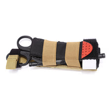 Load image into Gallery viewer, MOLLE Nylon Pouch Tourniquet Pouch Holder Trauma Shears EMT Storage Bag EDC Belt Pouch Flashlight Holster Medical Scissor