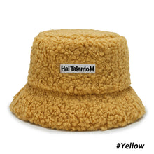 Load image into Gallery viewer, Unisex Winter Warm Bucket Hats Lamb Wool Faux Fur Fisherman Caps Women Thicken Plush Hats Outdoor Keep Warm Fishing Caps