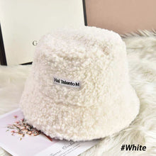 Load image into Gallery viewer, Unisex Winter Warm Bucket Hats Lamb Wool Faux Fur Fisherman Caps Women Thicken Plush Hats Outdoor Keep Warm Fishing Caps