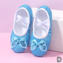 Load image into Gallery viewer, Girls Ballet Shoes Kids Dance Slippers Professional Canvas Soft Sole Shiny Ballet Dance Girls Female Ballet Yoga Gym Dance Shoes