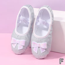 Load image into Gallery viewer, Girls Ballet Shoes Kids Dance Slippers Professional Canvas Soft Sole Shiny Ballet Dance Girls Female Ballet Yoga Gym Dance Shoes